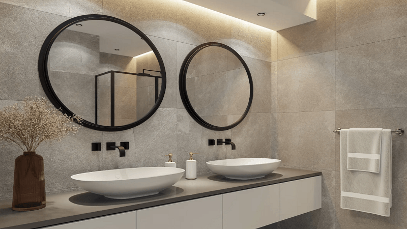 How Custom Bathroom Mirrors Transform Modern Interior Spaces 