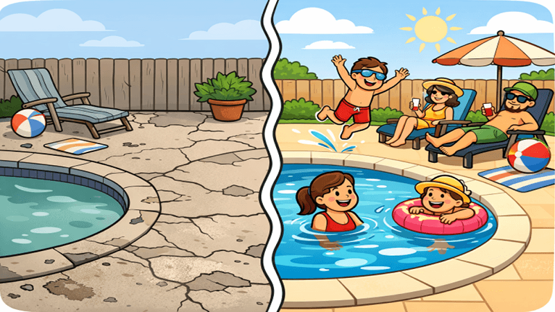 Recognizing the Signs: When Your Pool Deck Needs Resurfacing